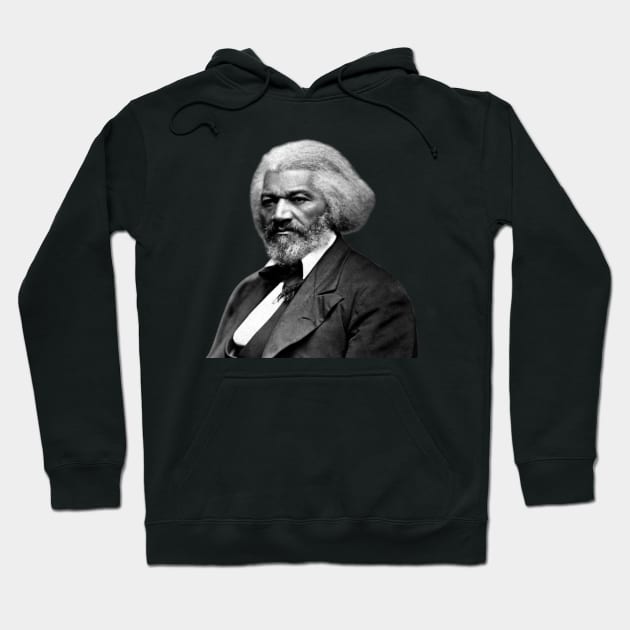 Frederick Douglass Portrait Hoodie by warishellstore